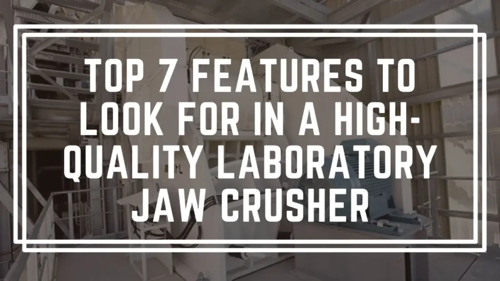 laboratory jaw crusher